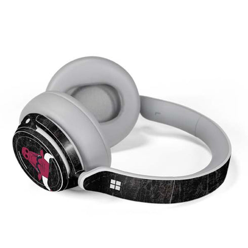 NBA Chicago Bulls Black Distressed Surface Headphones Skin